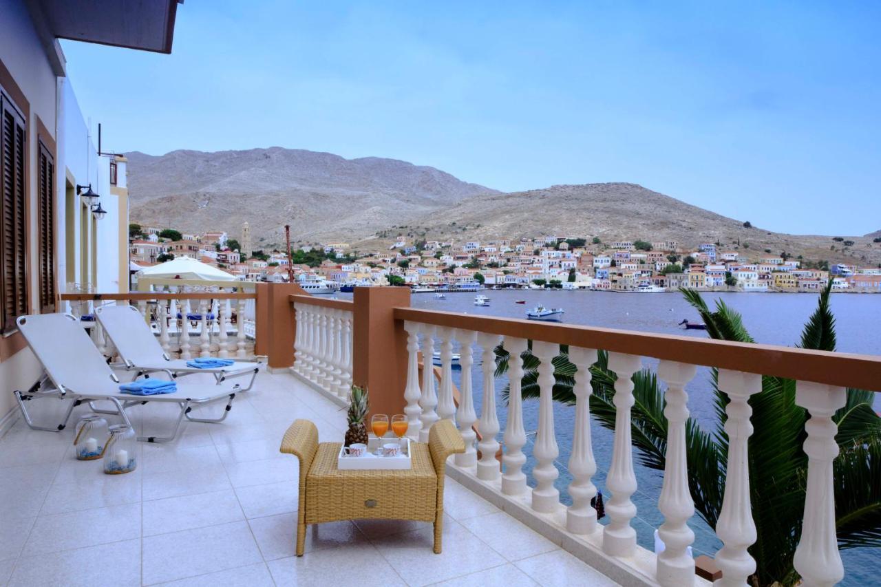 Villa Skiadeni Chalki Town المظهر الخارجي الصورة