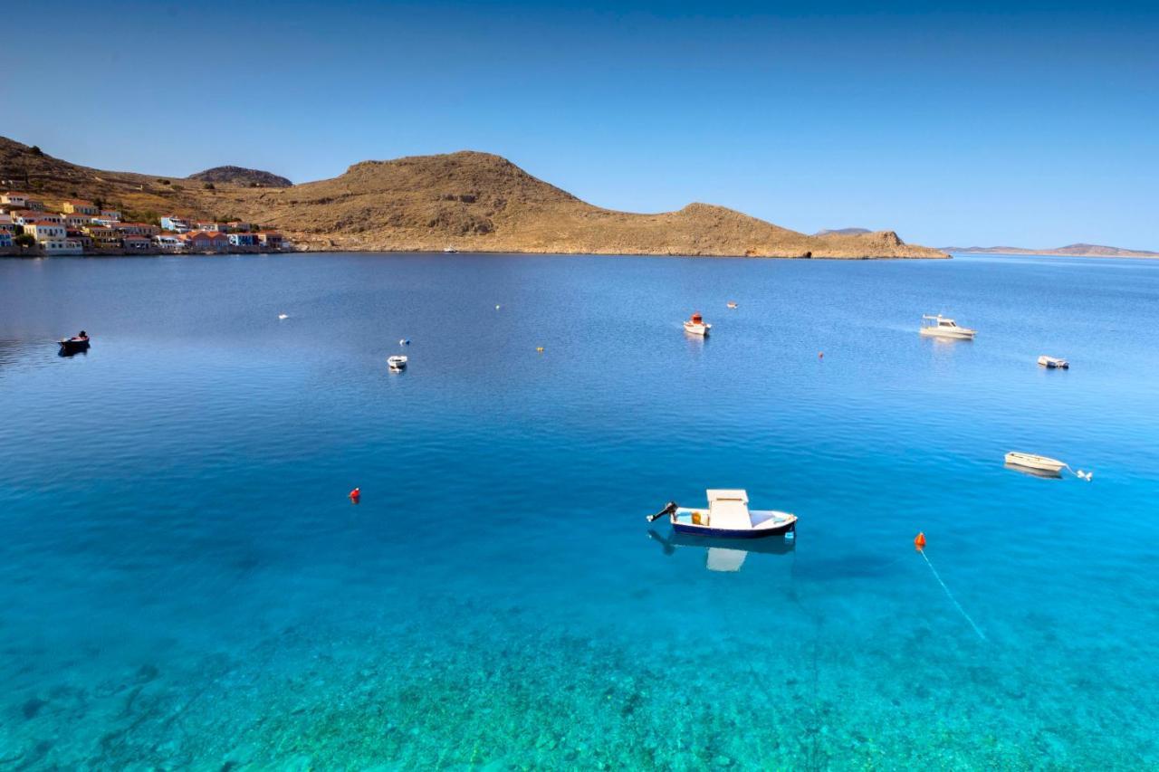 Villa Skiadeni Chalki Town المظهر الخارجي الصورة
