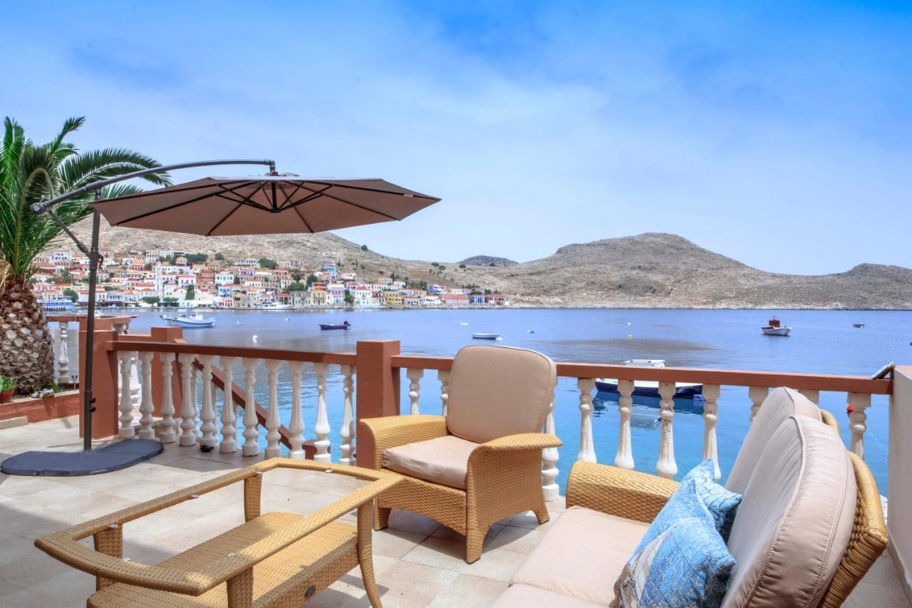 Villa Skiadeni Chalki Town المظهر الخارجي الصورة